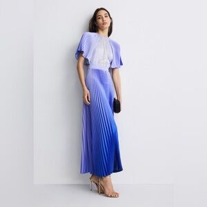 open lace back dress Lumire Plumage One Shoulder Dress